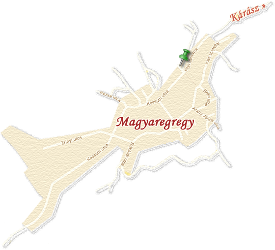 Magyaregregy térképe